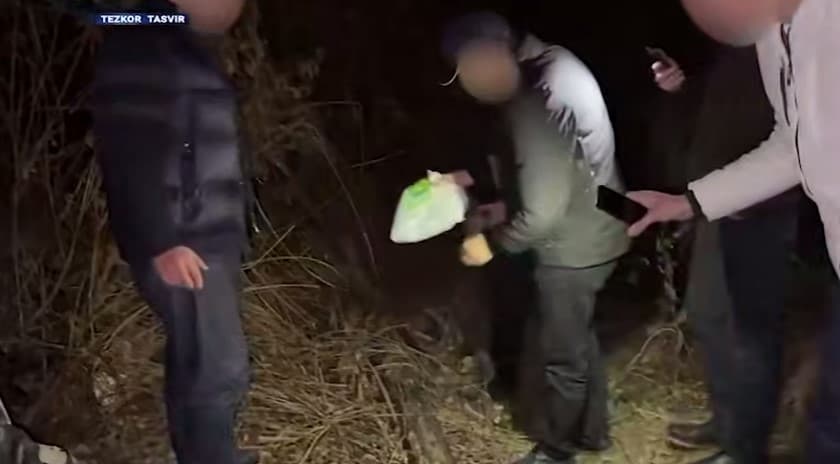 Toshkentda “zakladka” bilan bog‘liq holat: katta miqdorda giyohvand moddalar musodara qilindi