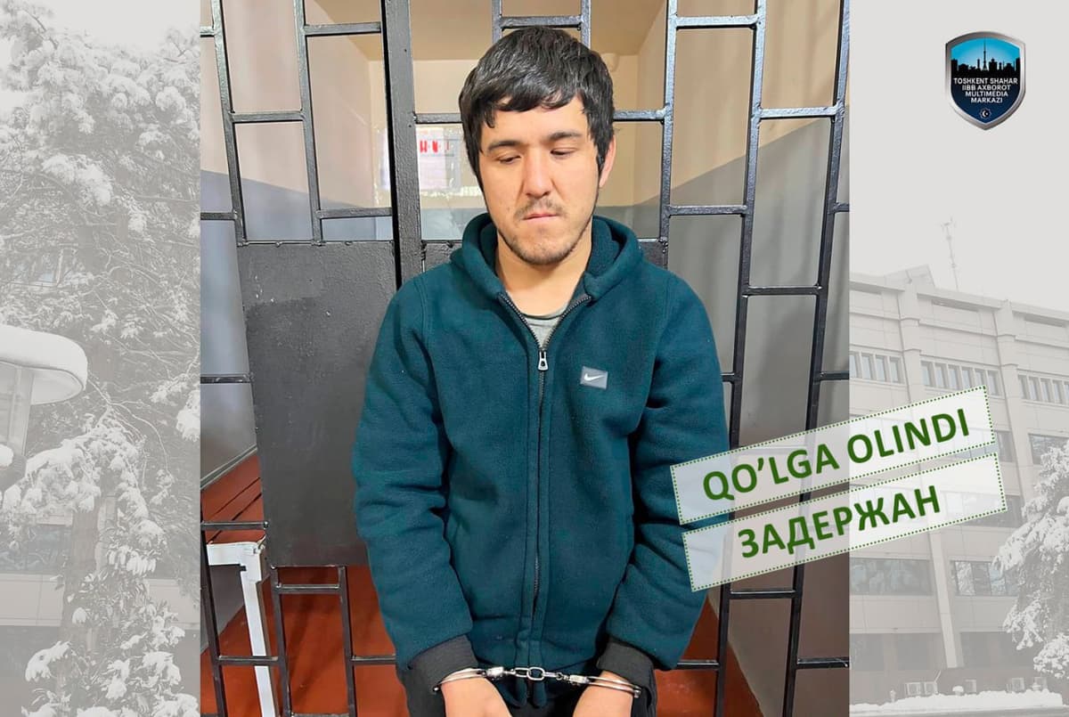 Toshkentda yerosti yo‘lida telefon olib qochgan shaxs ushlandi