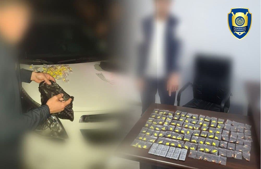 Qashqadaryo va Andijonda kuchli ta’sir qiluvchi dori vositalari sotib kelgan shaxslar ushlandi