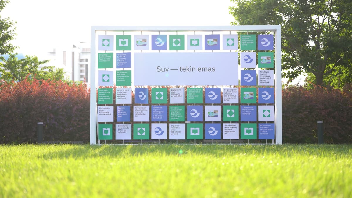 Suv - hayot, suv - baraka. Endi esa - bilim manbai