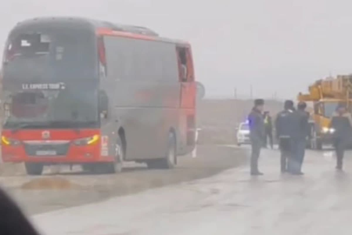 Navoiyda yana avtobus ag‘darildi