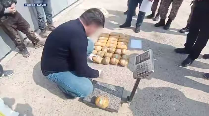 Samarqandda 38 kilogrammga yaqin narkotik modda qo‘lga olindi
