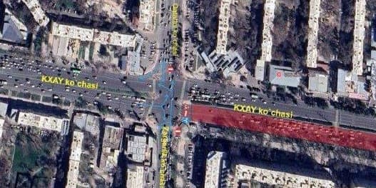 В Ташкенте временно перекроют участок улицы Фархода