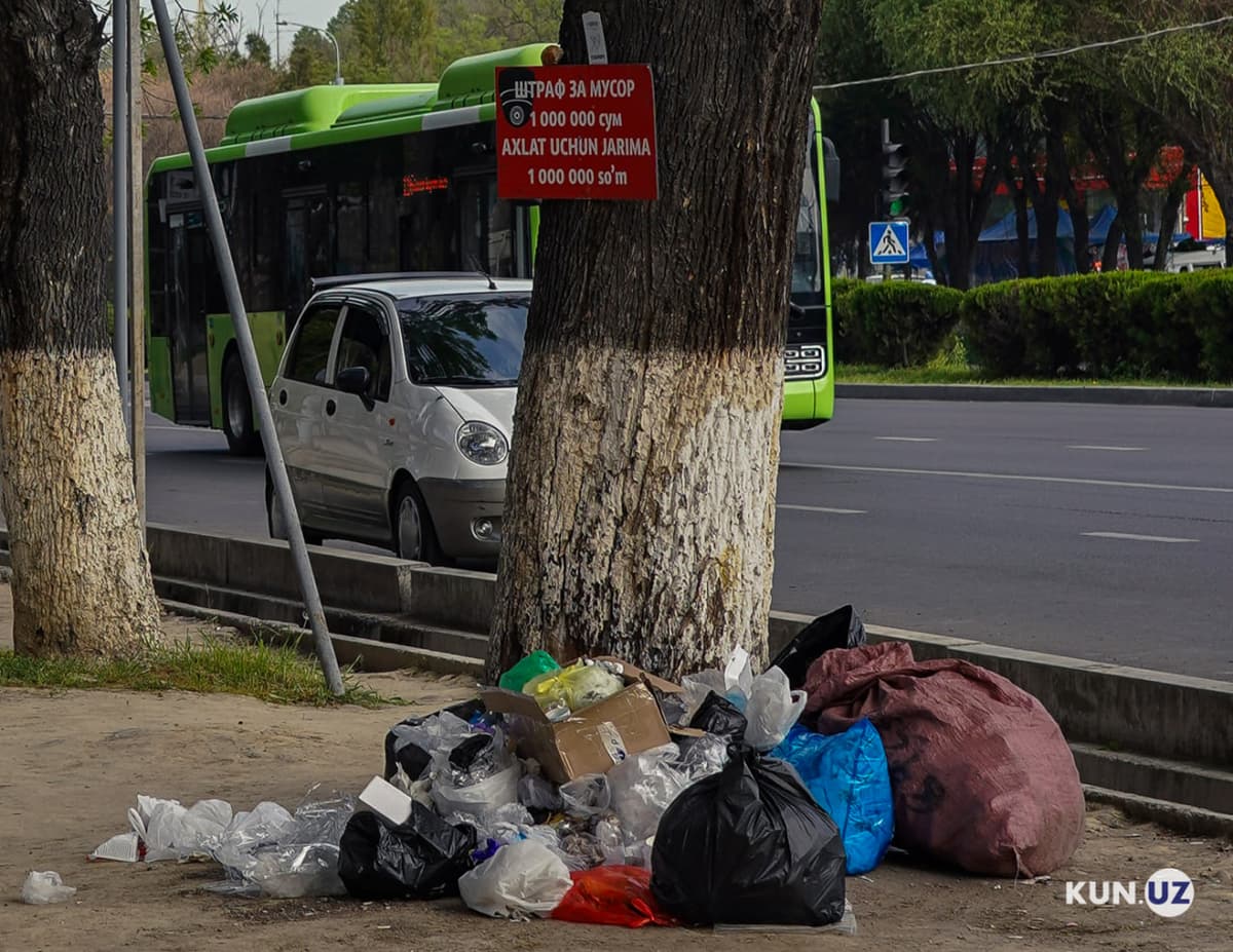 Chiqindilarni belgilanmagan joyga tashlash bo‘yicha qariyb 10 ming holat aniqlandi