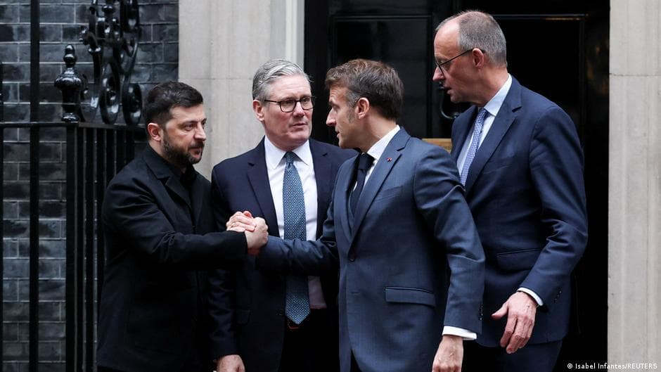 Yevropa yetakchilari Zelenskiy bilan urushni tugatish rejasini muhokama qildi
