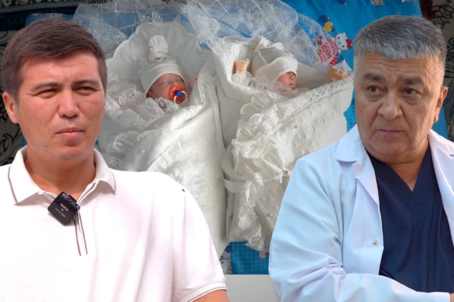 Reportaj: Chirchiqda tug‘ilgan siam egizaklariga shifoxonadan uyiga javob berildi