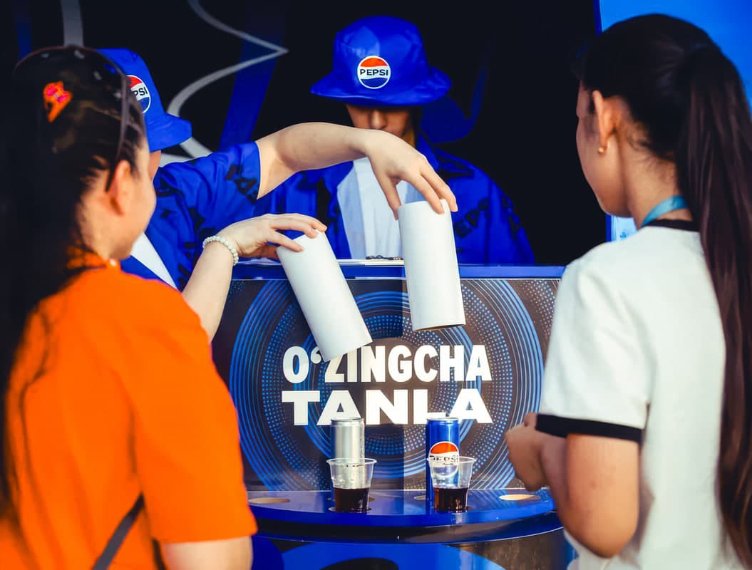 Pepsi yana oldinda – O‘zbekistonda 59,28 foiz ovozga sazovor bo‘ldi. Pepsi Taste Challenge 2025