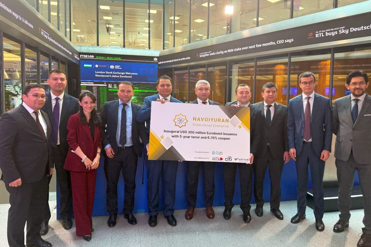 “Navoiyuran” London Stock Exchange’da 300 mln dollarlik yevrobond joylashtirdi