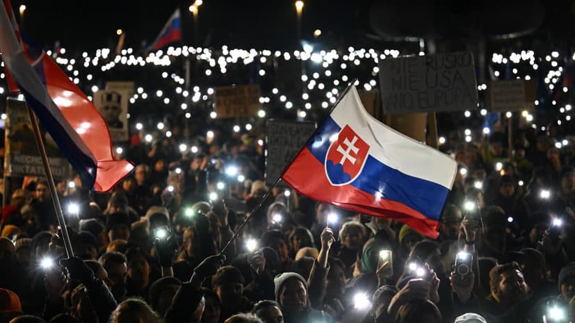 Slovakiyada yana Fitso va Rossiya bilan do‘stona munosabatga qarshi namoyishlar bo‘lib o‘tdi