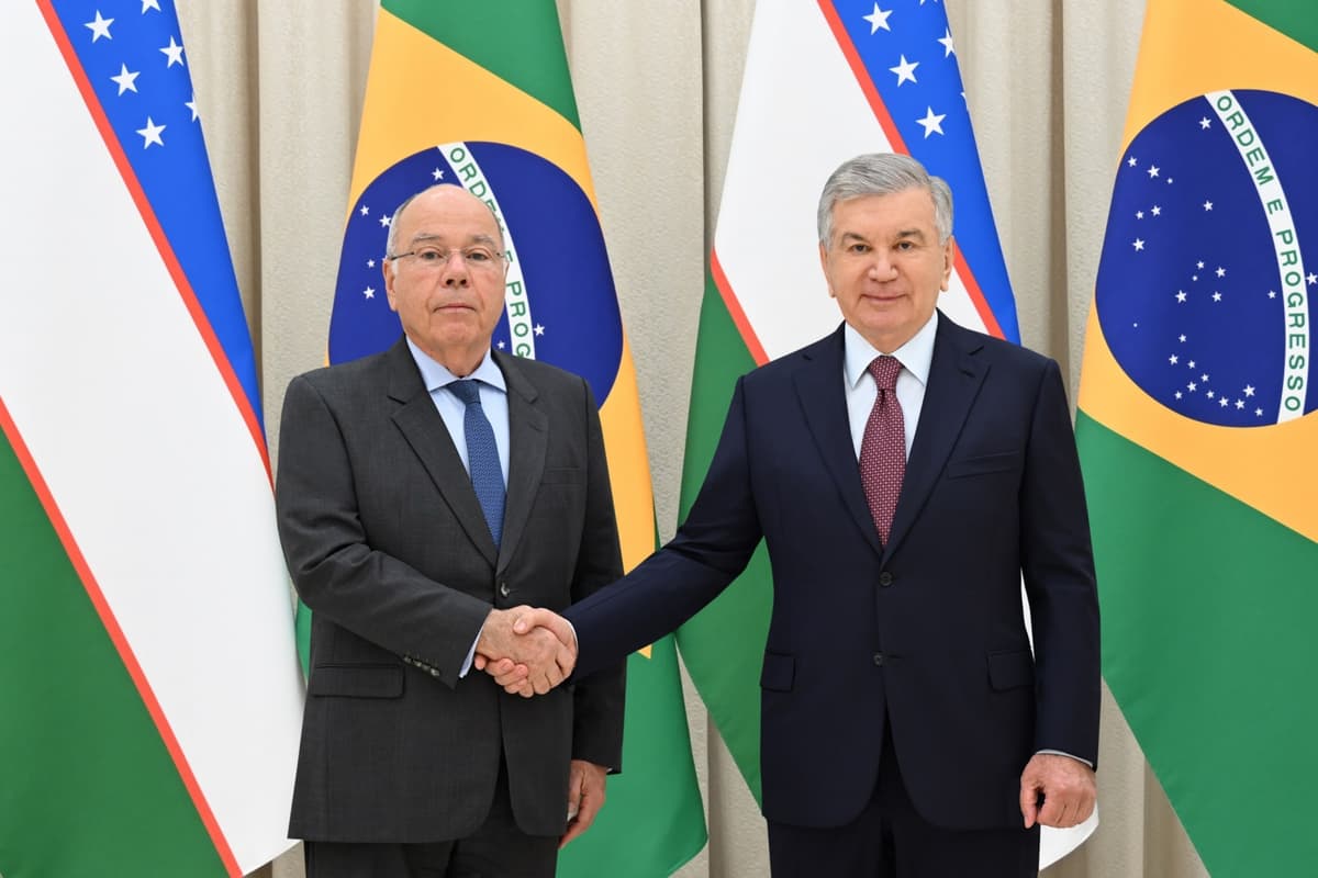 Prezident Braziliya tashqi ishlar vaziri bilan hamkorlik masalalarini muhokama qildi