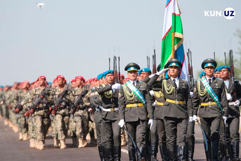 Toshkentda 18 noyabr kuni harbiylarning tantanali yurishi bo‘lib o‘tadi