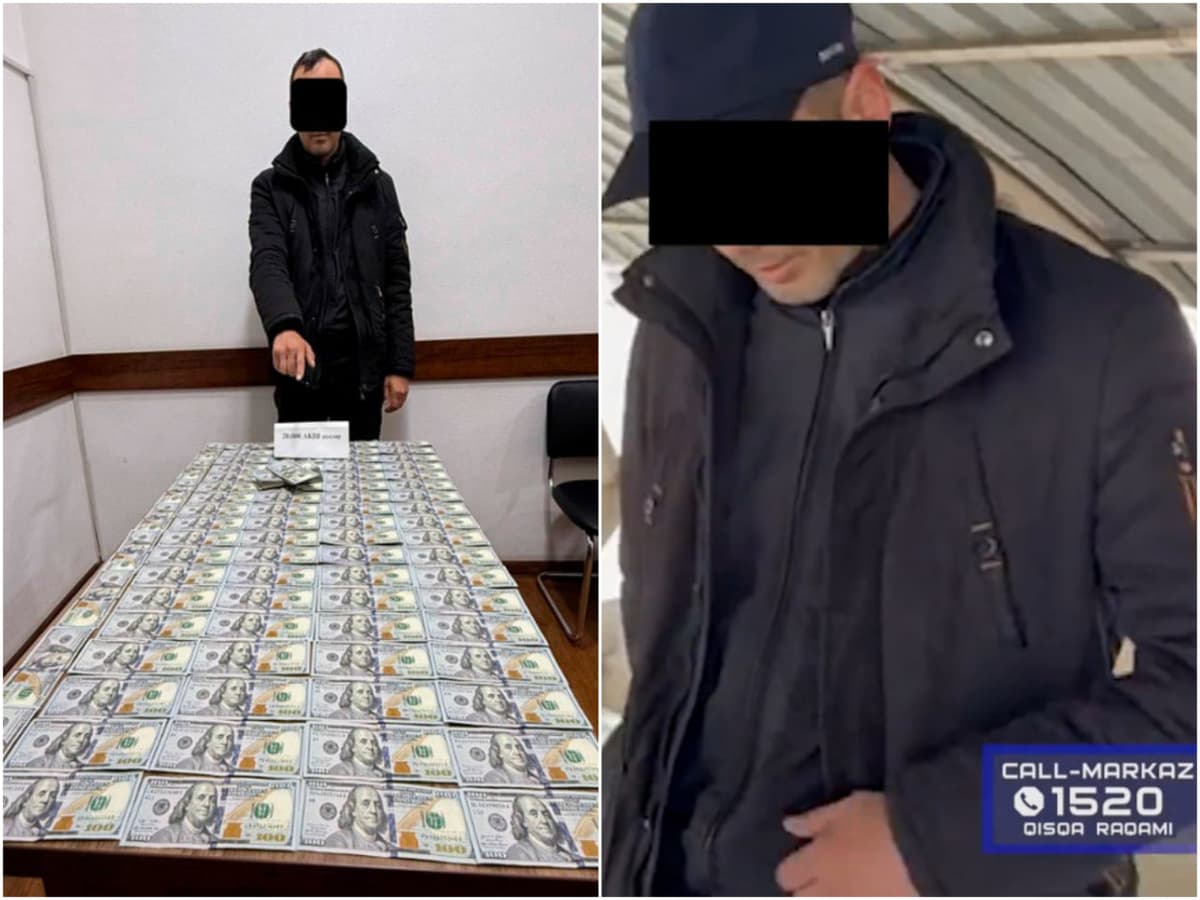 Farg‘ona tumani soliqchisi 20 ming dollar bilan ushlandi