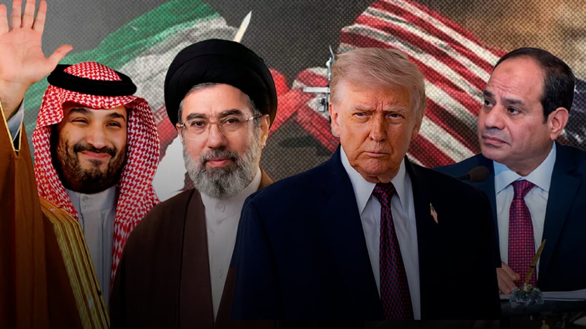 Saudiya, BAA, Misr. Eron urushiga uch xil yondashuv