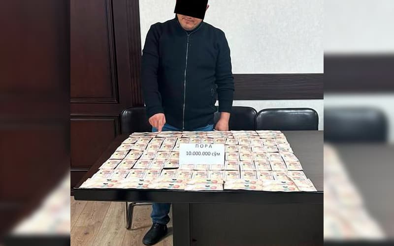 Soliq qarzini kechiktirish evaziga pul so‘ragan mansabdor fosh etildi