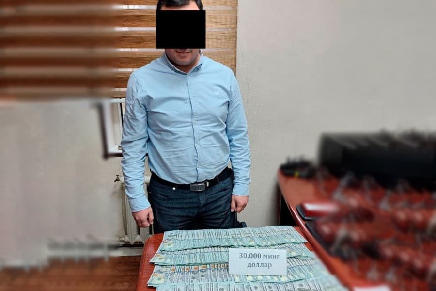 FVV xodimiga 30 ming dollar pora taklif qilgan tadbirkor qo‘lga olindi