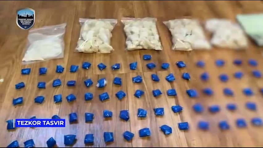 Toshkentda 1,5 mlrd so‘mlik sintetik giyohvand vositalarni saqlab kelgan fuqaro ushlandi