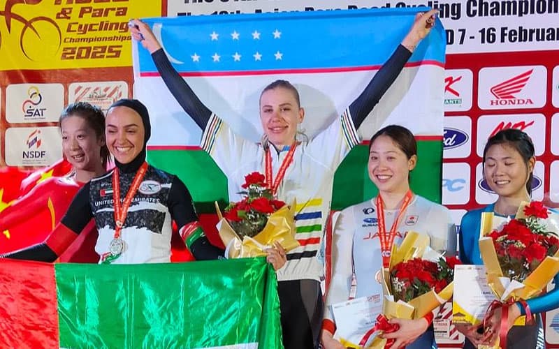 Yanina Kuskova veloshosse bo‘yicha Osiyo chempioni bo‘ldi