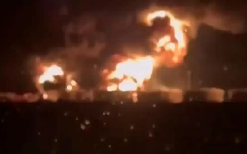 Voronej oblastidagi neft bazasiga dronlar hujum qildi