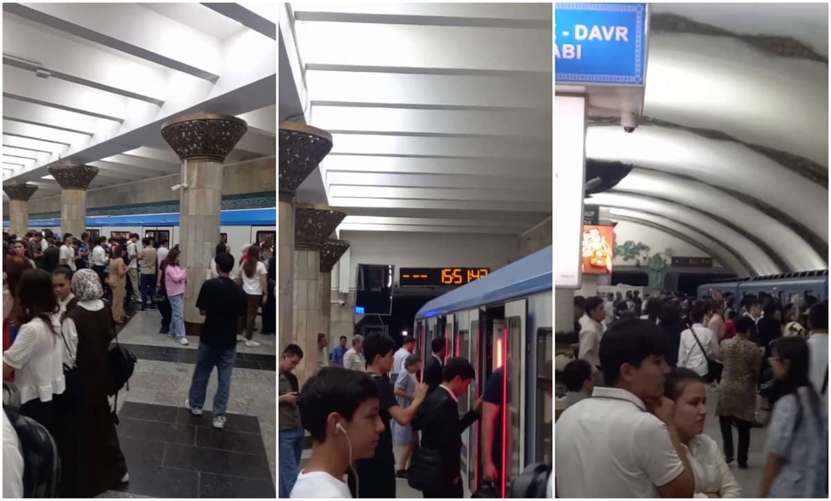 Toshkent metrosidagi Chilonzor liniyasida poyezdning texnik nosozligi sabab intervallar cho‘zildi