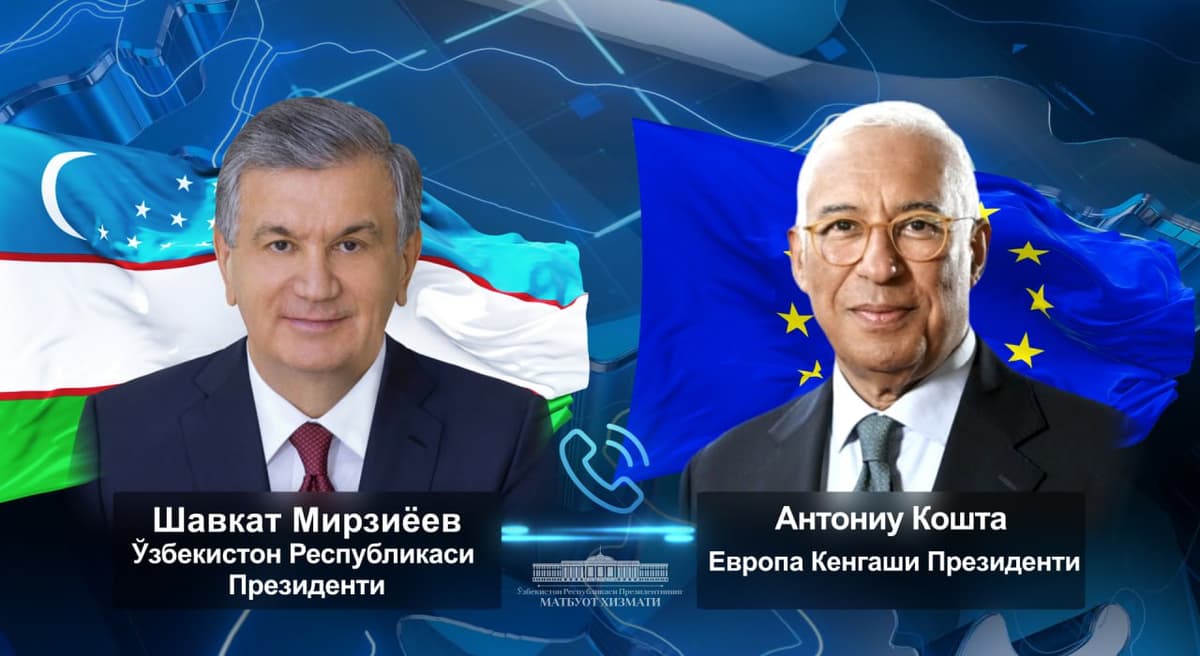 Shavkat Mirziyoyev Antoniu Koshtani Yevrokengash rahbari etib saylangani bilan tabrikladi