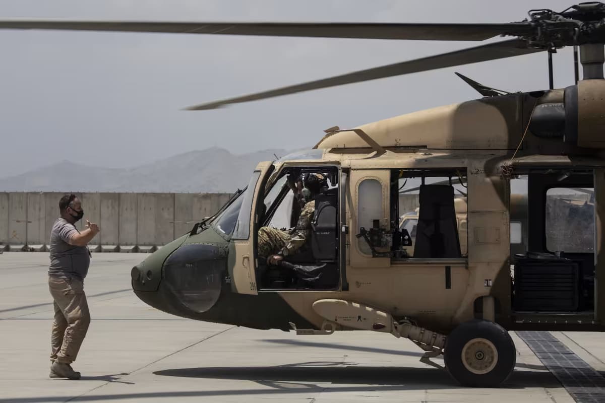 Taliban demands return of Black Hawk helicopters transferred to the U.S.