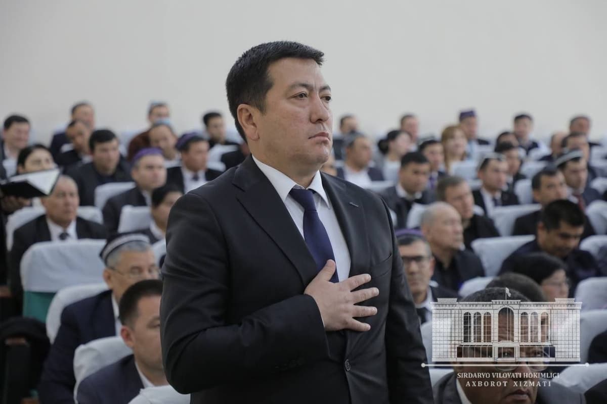 Guliston tumani hokimi o‘zgardi