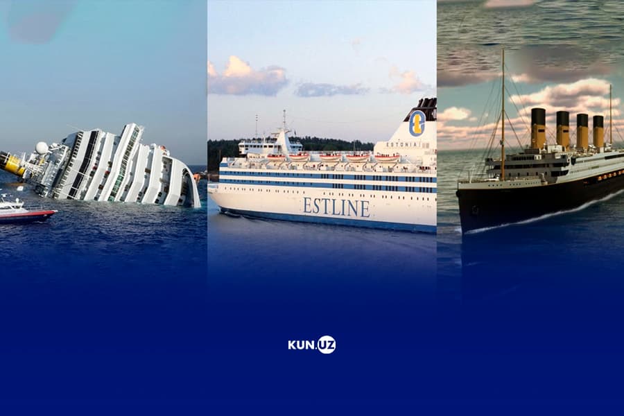 “Titanik”dan “Kursk”kacha – eng yirik kema halokatlari