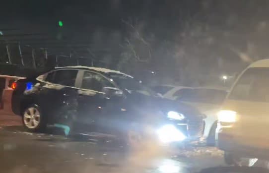 В Чиланзаре на мосту столкнулись 4 автомобиля