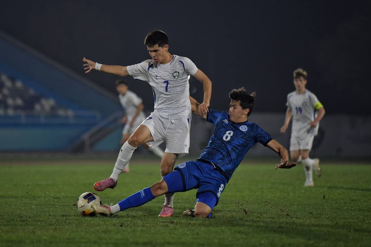 O‘zbekiston U20 futbolchilari Qozog‘iston U21 jamoasini mag‘lub etdi