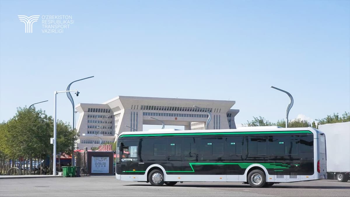 Xitoyning Yutong kompaniyasi O‘zbekistonga 100 ta elektrobus jo‘natdi