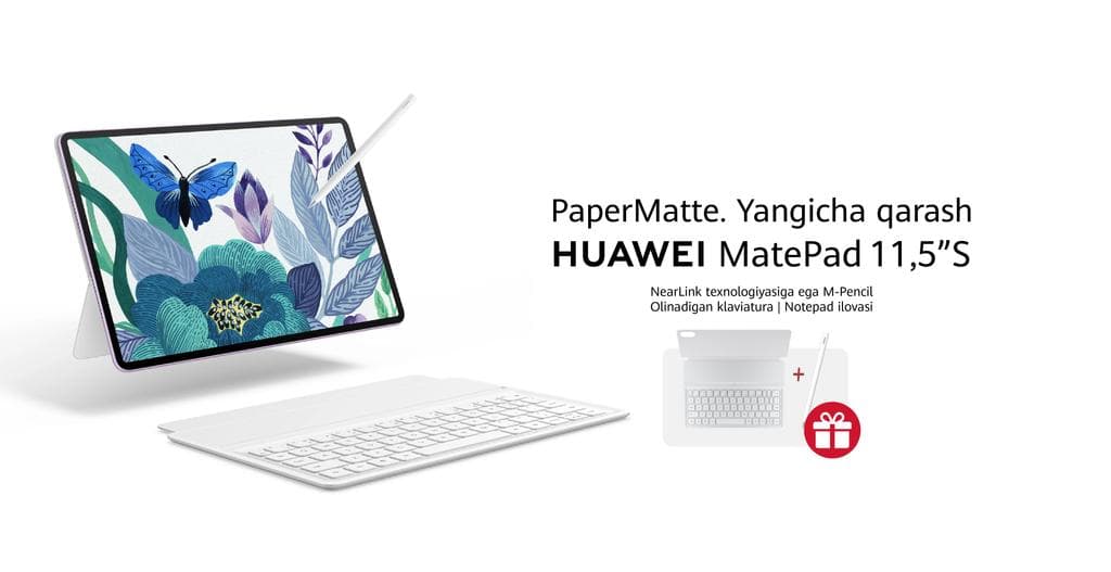 HUAWEI MatePad 11,5"S: o‘qish va ishlash uchun noutbukdan qolishmaydigan planshet