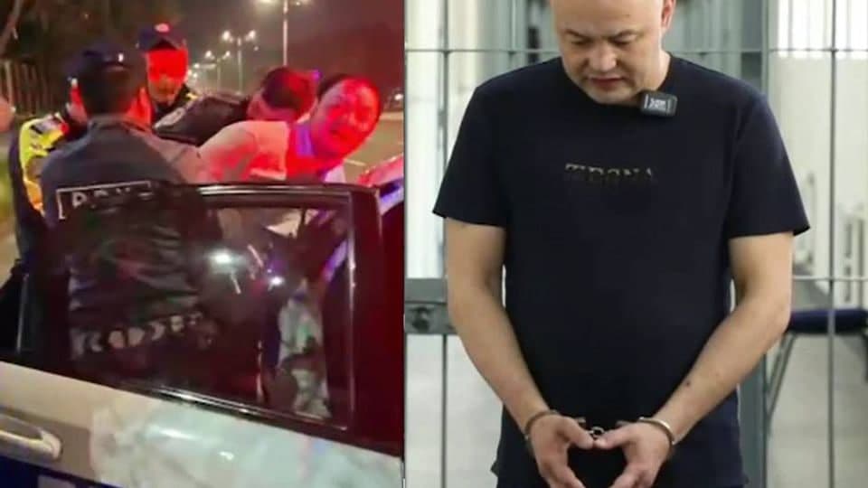 Ichki ishlar xodimini urgan haydovchi uzr so‘radi