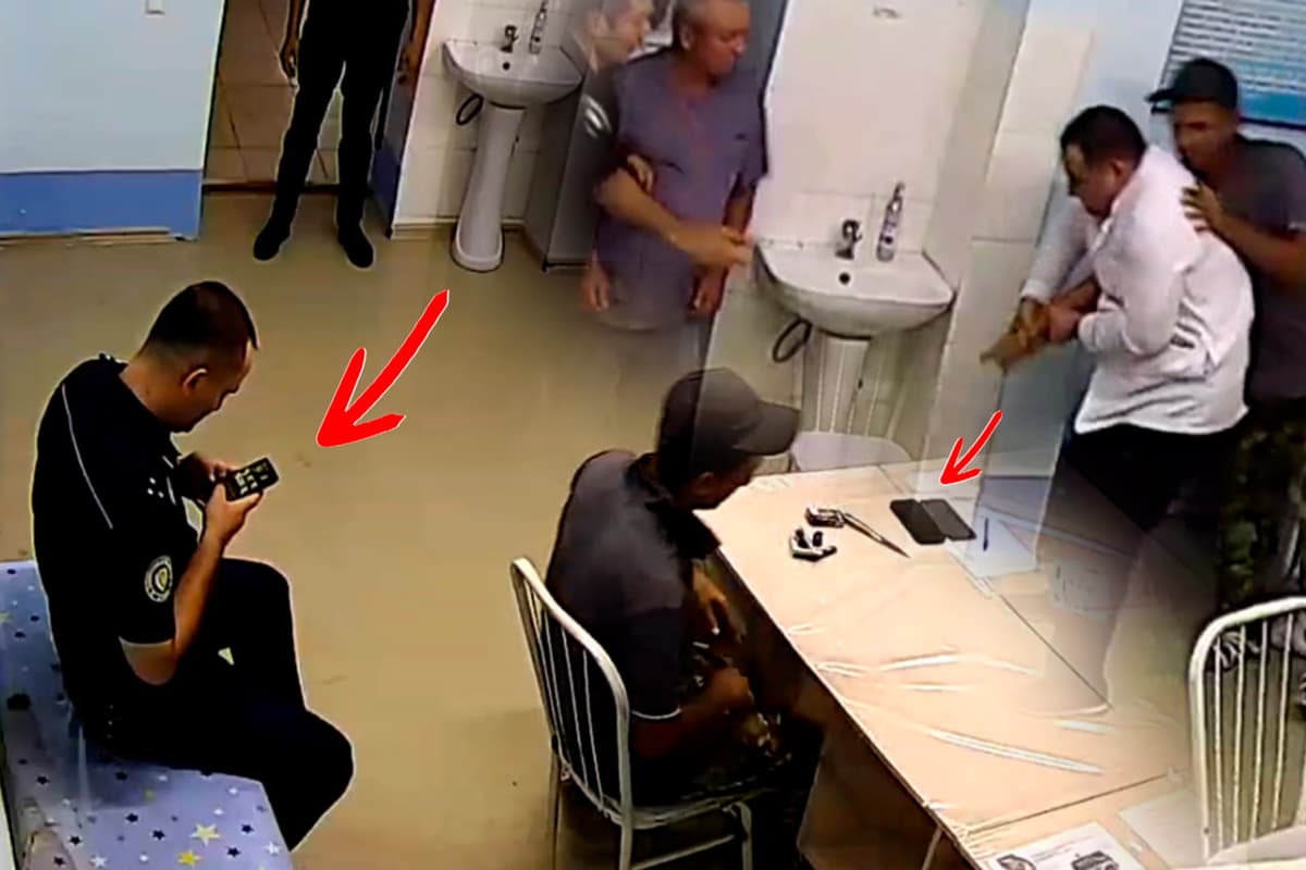 Stolda pichoq, uning oldida mast odam, xodim telefon “titib” o‘tiribdi – Buxorodagi hodisada kim antiqahramon?