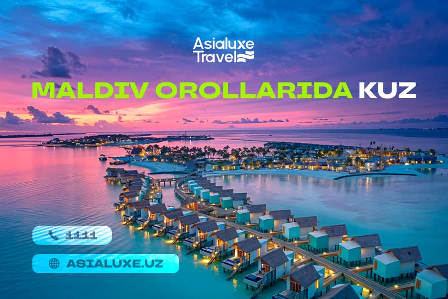 Maldiv orollarida kuz - chegirmalar va bonuslarga ega mehmonxonalar
