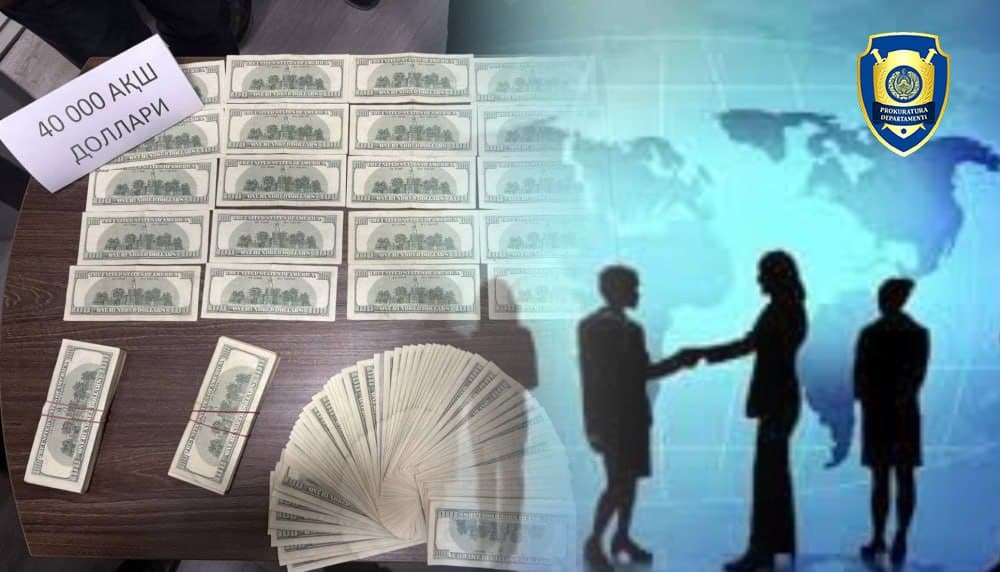 Chilonzorda AQShga ishga yuborish uchun 40 ming dollar olgan shaxs ushlandi