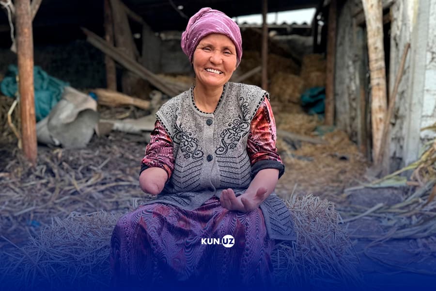 “Bir qo‘lda ishlashimni ko‘rib hayron qolishadi” – Toshkentni ko‘rmagan oqbo‘yralik dehqon ona hikoyasi