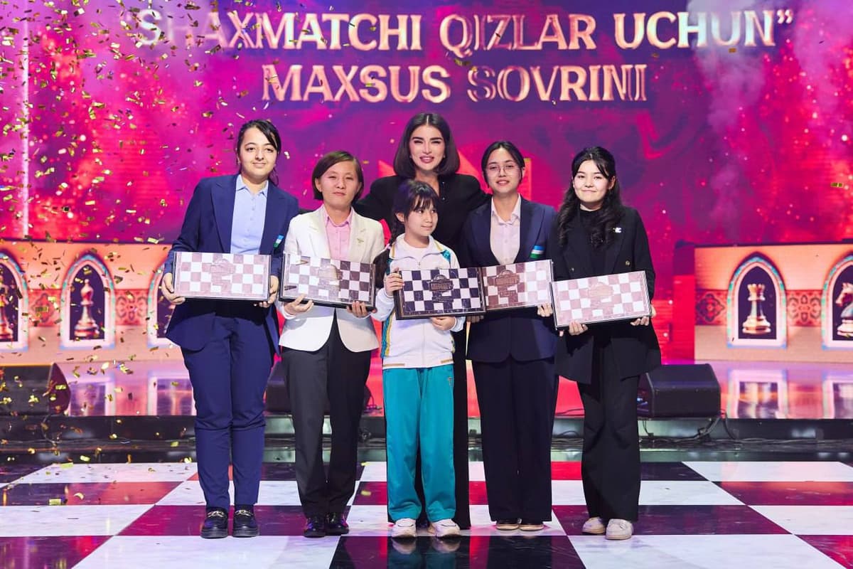 Saida Mirziyoyeva “Zakovat-Gambit” g‘oliblarini tabrikladi