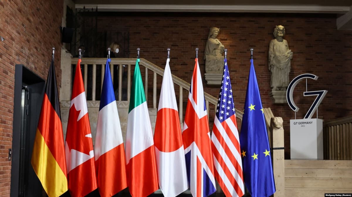 G7 Ukrainada tinchlik o‘rnatish uchun Rossiyaga bosimni kuchaytirishga kelishib oldi