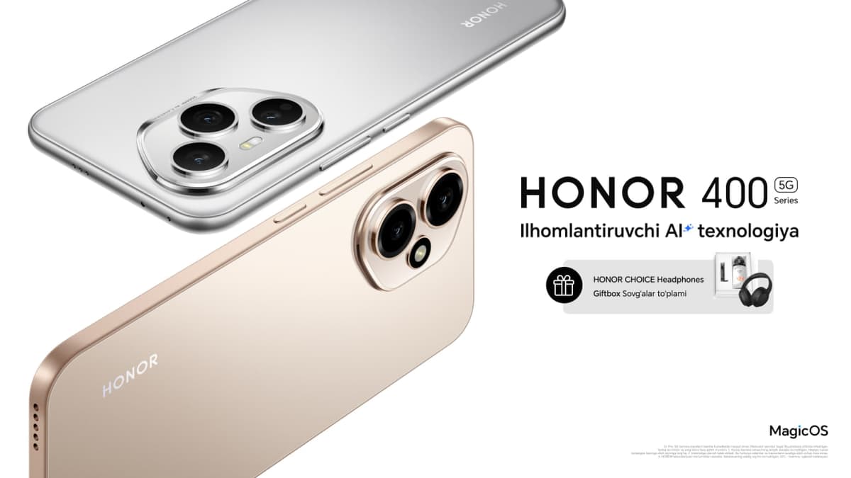 HONOR ilhomlantiruvchi AI texnologiyalarga ega HONOR 400 seriyasini taqdim etdi
