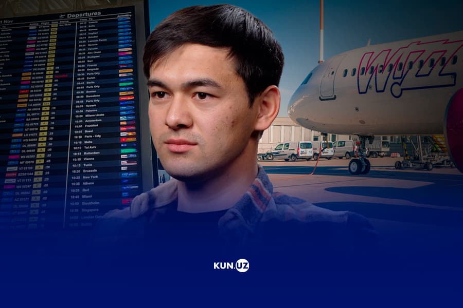 “O‘zbekiston yozuvli pasportim uchun reysga qo‘yishmadi” – Wizz Air o‘zbek talabani bortga chiqarmagan