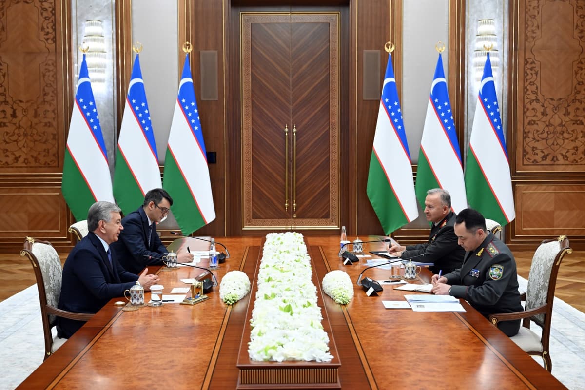 Shavkat Mirziyoyev reviews expanding defense partnership with Turkey