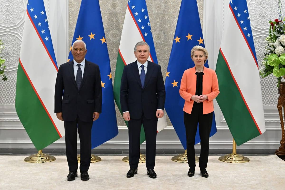 Shavkat Mirziyoyev Yevroittifoq yetakchilari bilan uchrashuv o‘tkazdi