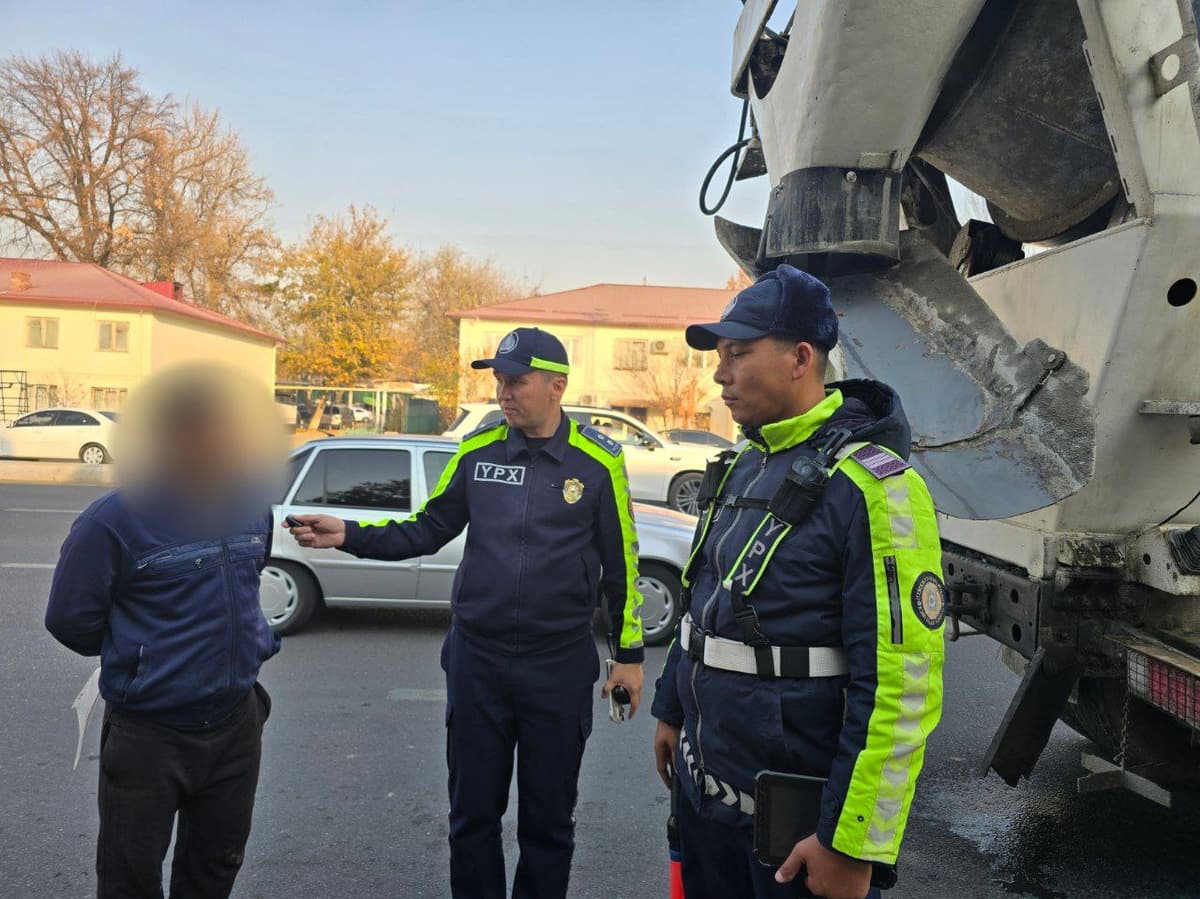 Toshkentda yo‘llarni ifloslagan yuk mashinalari bo‘yicha reydlar kuchaytirildi