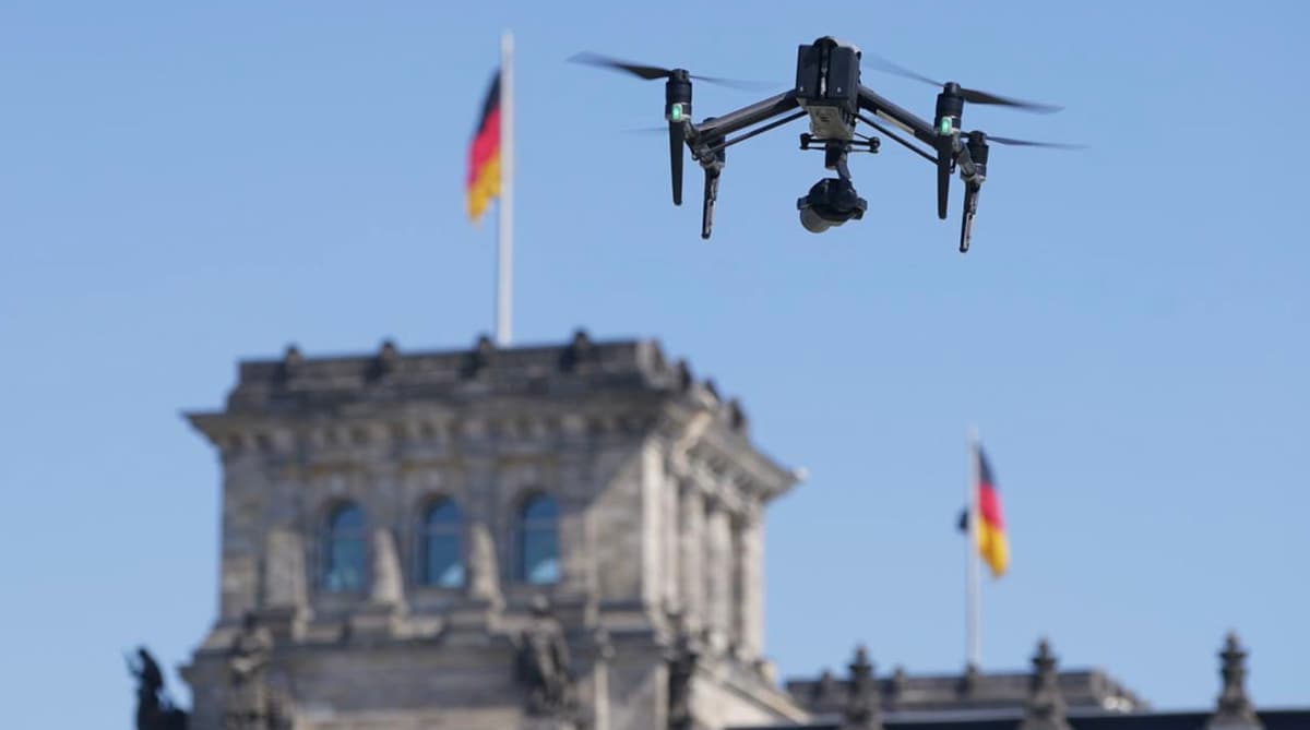 Oktyabrda Germaniya harbiy bazalari uzra rekord darajada dronlar qayd etildi