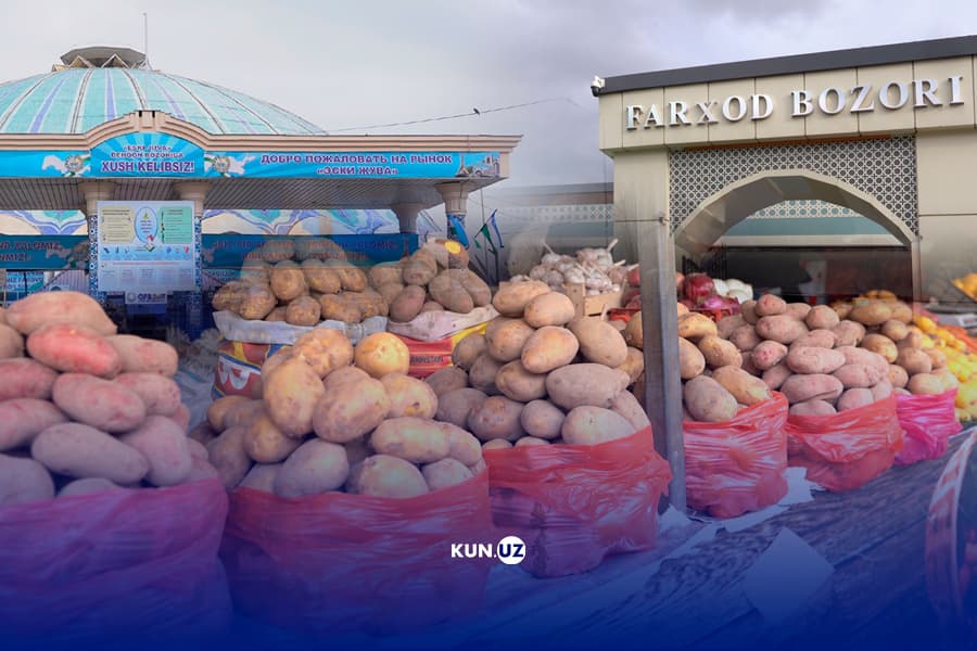 “Chorsu”da 4 ming, “Farhod”da 10 ming – kartoshka narxlari qanday tebranyapti?
