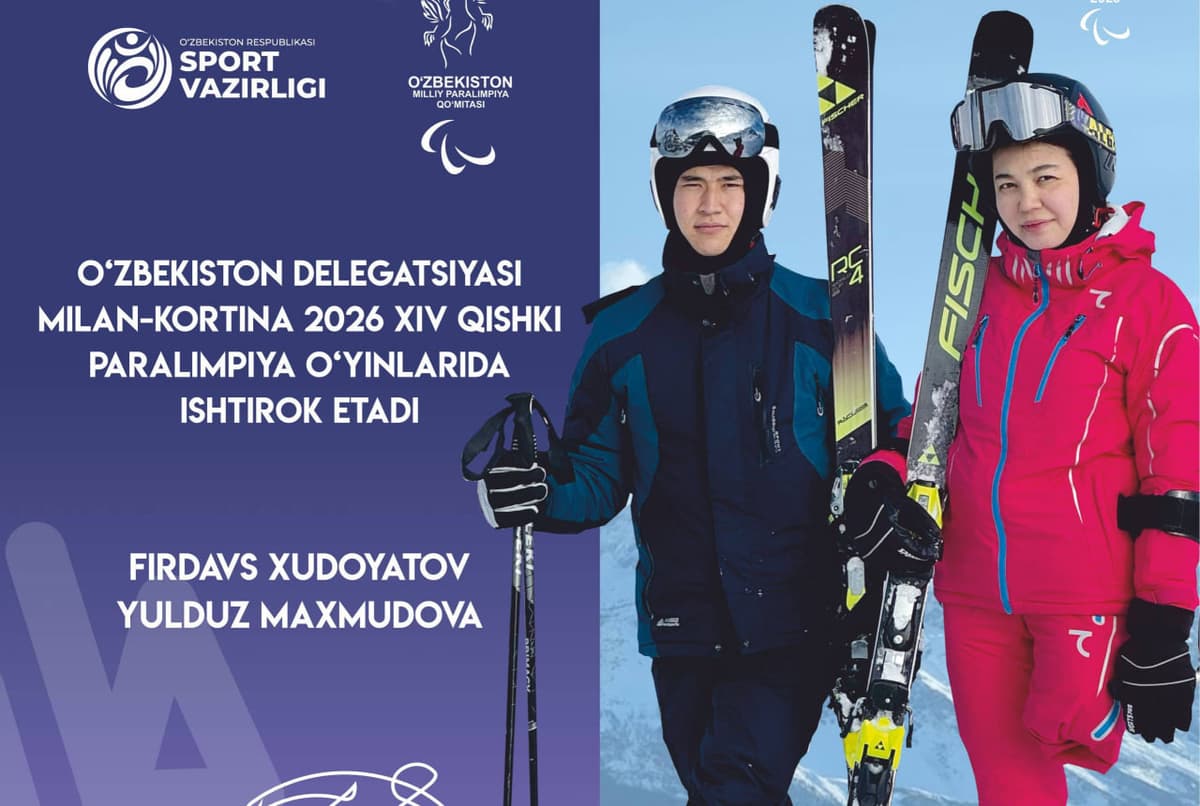 Qishki Paralimpiya o‘yinlarida 2 nafar o‘zbekistonlik sportchi ishtirok etadi