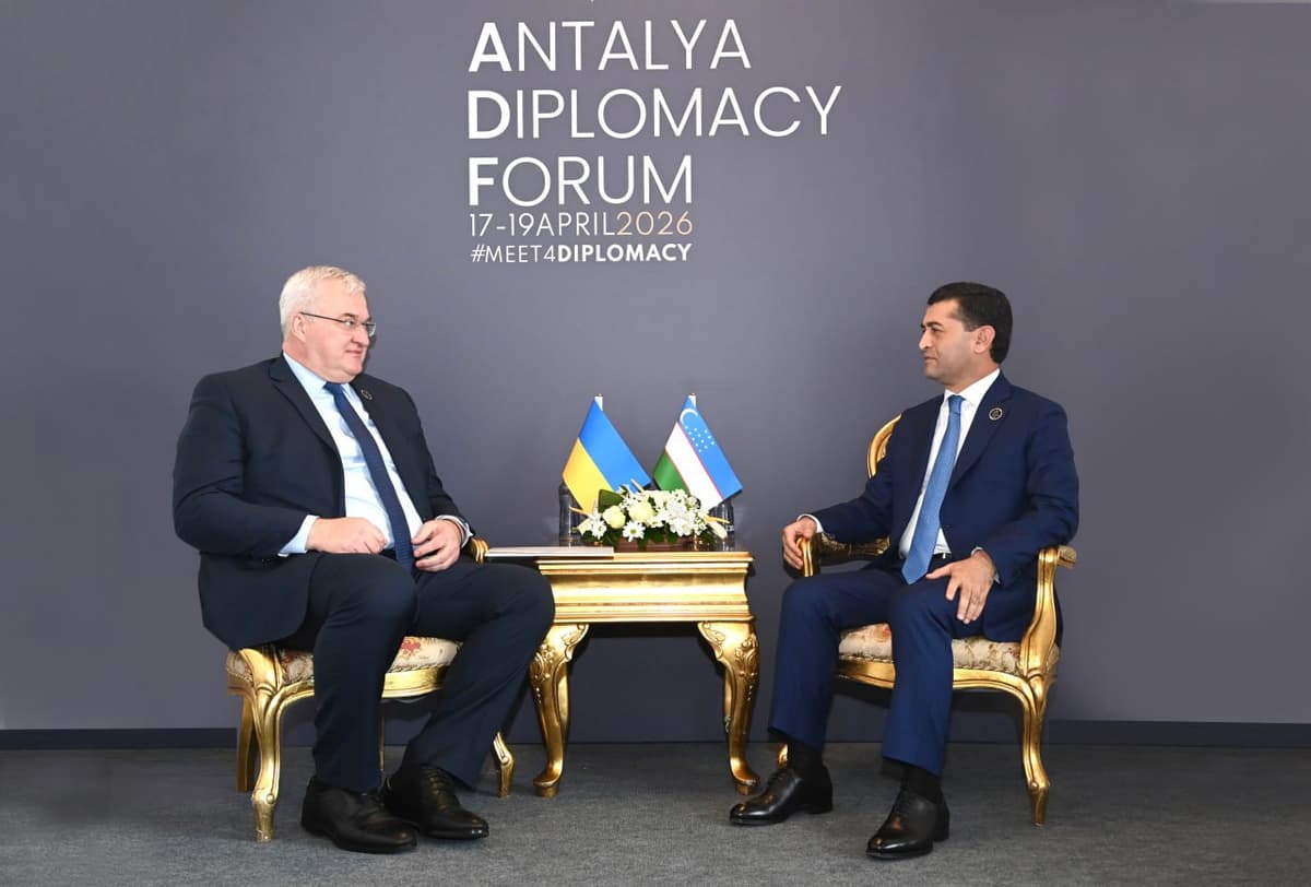 O‘zbekiston tashqi ishlar vaziri Ukraina tashqi ishlar vaziri bilan uchrashuv o‘tkazdi