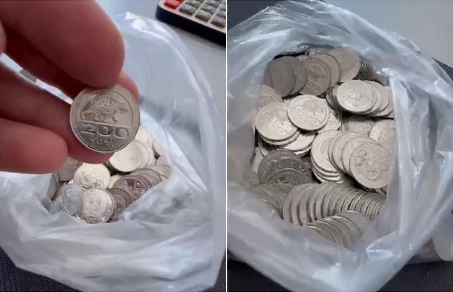 “170 dona 200 so‘mlik” - Navoiyda pensiyaning bir qismi tangada to‘lanayotgani aytilyapti