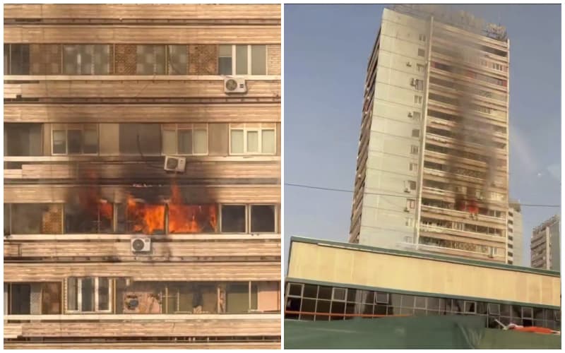 Mirzo Ulug‘bek tumanida ko‘p qavatli uyda yong‘in sodir bo‘ldi