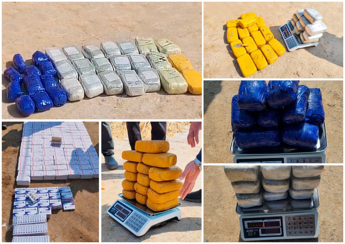 Chegara hududida qariyb 55 kilogramm giyohvand modda musodara qilindi